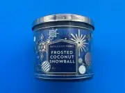 Bath & Body Works Frosted Coconut Snowball 3-wick 14.5 OZ Candle Brand New