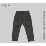 PBPBP那個矮子 工作褲 P.B.P - DEVIATION CARGO PANTS - DARK GREY