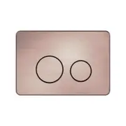 ZUMI Stainless Steel Round Brushed Bronze Flush Plate