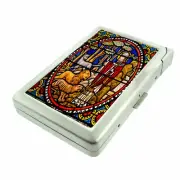 Religion Animals Em1 Cigarette Case with Built in Lighter Metal Wallet