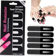 BIUDECO Gel Nail Sticker Sheets Cuticle Guard Finger Protector Soft Silicone Non-slip Surface Nail Polish Guards for Fingers
