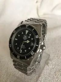 在飛比找Yahoo!奇摩拍賣優惠-美品瑞士豪雅TagHeuer 2000型973.006黑水鬼