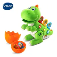在飛比找momo購物網優惠-【Vtech】嬉哈唱跳小恐龍(互動語言學習玩具)