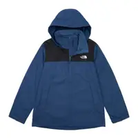 在飛比找HOTAI購優惠-The North Face防水透氣連帽衝鋒外套(藍) L