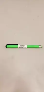 Atomic Micro Slim Green Stylus for Smart Phone/Tablet w/Rubber Tip & Pocket Clip