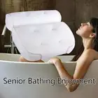 Cups Back Support Non-Slip Cushion Bath Pillow Head Rest Tub Accersories
