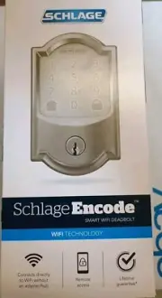 schlage encode smart wifi deadbolt Be489wbcam619