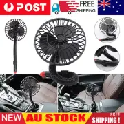 12V Mini Cooling Fan Car Cigarette Lighter Charger Cooler Fan Flexible Arm Fan
