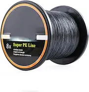 8 Strands Braided Fishing Line, Abrasion Resistant, Highly Sensitivity, Zero Stretch and High Performance, for Carp Bass Trout, 500M