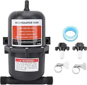 RV Pre Pressurized Accumulator Tank Maximum 125PSI 1/2 MNPT Port Fitting with 2 Clamps 1 PTFE Tape for RV