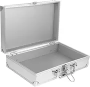 COHEALI Portable Carrying Case with Lock Briefcase for Tools Documents Instruments Versatile Storage for Home Office Durable Reliable Design