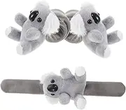 Vaguelly 3pcs Slap Bracelet Basket Bracelets Classroom Rewards Animal Theme Party Supplies Bracelet for Boys Wristbands Stuffed Slap Rewards Animal Slap Stuffed Animal Slap Plush Light