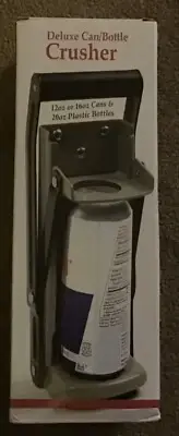 Deluxe Can/Bottle Crusher 12 oz or 16 oz Cans or 20 oz Plastic Bottles NIB