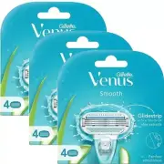 Gillette Venus Razor Blade Cartridges, 12 Refills