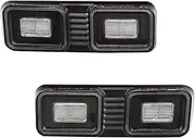 Rear Bumper Reflector LED Light Turn Signal Light,Compatible with Land Rover Defender 2020-2024 Reverse Lamp(Black)