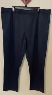 Old Navy Active Mens Size 4xl Blue Fleece GoDry Zip-Pocket Sweatpants NWT! AZZ5