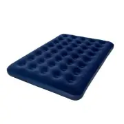 Flocked Air Mattress - Double Bed+Outdoor/Camping Sleeping Air Bed Mattress AU.
