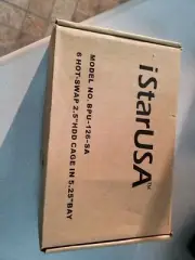iStarUSA BPU-126-SA Aluminum 5.25" to 6x2.5" SATA 6Gbps HDD SSD Hot-swap Rack