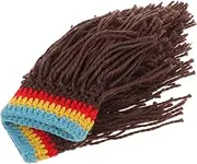 [Beavorty] Wool Beanie Hat for Men Women Knit Hat Funny Design for Parties Daily Wear Coffee