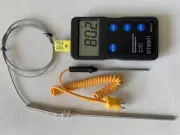 Digital Pyrometer F,C kiln Oven Gauge Thermometer Annealing Thermocouple Sensor