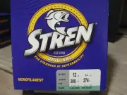 Stren Original Monofilament Fishing Line - 12 LB Mono - 300 Yards - LO-VIS GREEN