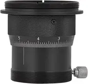 Aluminium Alloy 1.25in Double Helical Focuser, High Precision 10mm Focusing Stroke, Accessory for Astronomical Telescope, Lightweight, Easy to Carry
