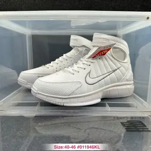 [公司級NK]  Huarache 2K4 科比ZK4 防滑耐磨籃球鞋 純白 YEX2