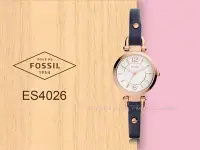 在飛比找Yahoo!奇摩拍賣優惠-FOSSIL 手錶 專賣店 ES4026 女錶 石英錶 皮革