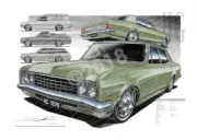 Classic HG HG SERIES COMPILATION SEAMIST GREEN A2 FRAMED PRINT (HC188)