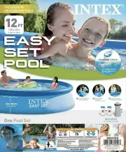 NEW Intex 12' x 30” Easy Set Above Ground Pool SET Filter Pump FAST SHIP ‍