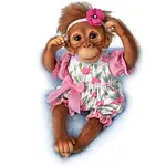'Precious Poppy' Poseable Lifelike Monkey Doll