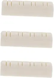 GOOHOCHY Professional Mandolin String Saddle Nuts Ox Bone Mandolin Nut for Better Sound Longevity