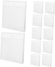 jojofuny Poly Filing Folders Seethrough Design 12pcs Plastic Envelopes for Office School and Home Document Storage