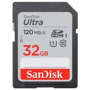 Sandisk 32GB Ultra SDHC UHS-I Class 10 UI 120MB/s (SDSDUN4-032G-GN6IN)