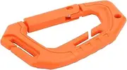 Carabiner Clips, Heavy Duty Hooks, Climbing Tactical Clip 10PCS D-Ring High Strength Plastic Hook Keychain Buckle Hook for Outdoor Climbing