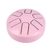 6 Notes 3.8-inch Steel Tongue Drum Hand Pan Drum Zen Drum Percussion B2Q0