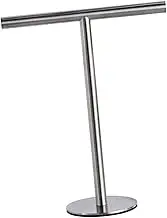 Luxshiny Stainless Steel Towel Bar Vanity Towel Holder Hand Towel Holder Over Door Towel Rack Hand Towel Stand Bathroom Towel Holder Coat Hanger Hooks Balanced Base Towel Holder Washcloths