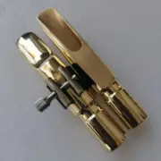 100% Handmade Copper Baritone Saxophone Mouthpiece Size 5-9 w/Ligature Polished