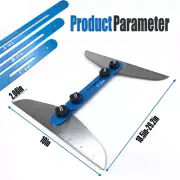 Stair Treads Gauge Template Tool Stair Jig Measuring Stair Shelf Scribe Tool
