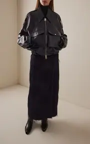 [Khaite] Quinn Fringed Maxi Skirt