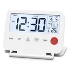 Travel Alarm Clock,Portable Digital Alarm Clock,Compact Calendar Timer with5824