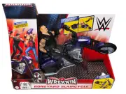 WWE Wrekkin Boneyard Slamcycle UNDERTAKER Motorcycle Mattel Wrestling Figure NIB