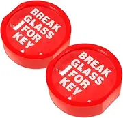Gogogmee 2pcs Fireproof Emergency Key Lock Box Wall Mounted Combination Lock for Secure Storage of House Keys Room Cards Hazardous Items for Home Office Use