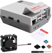 Case for Raspberry Pi 3B+, Case with Fan for Raspberry Pi Retro Gaming Nes3Pi