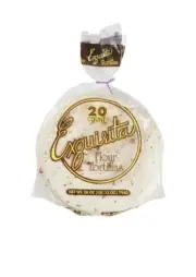 2 BAGS - Exquisita Flour Tortillas 20 oz (20 Count Each Bag)