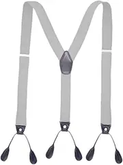 [UxicRuya] Men's Elastic Straps Y Back Suspenders for Jeans and Parties