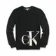 美國百分百【全新真品】Calvin Klein 大學T CK 長袖 T恤 T-shirt 大logo 黑色S-XL I652
