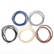 Leather Cord Flat Genuine Leather Cord Natural Leather Lacing Strip Cord