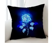 Blue Rose Cushion