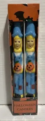 Vintage Halloween Candle Scarecrow 1996 Magic Creations New In Box